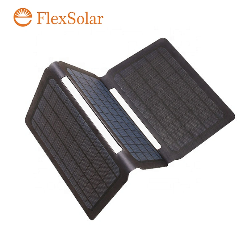 waterproof quick charger dual usb 20w folding solar panel charger