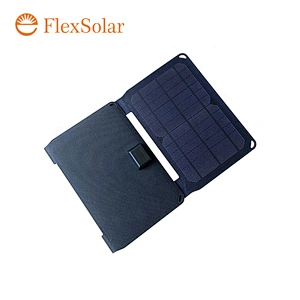waterproof quick charger dual usb 20w folding solar panel charger