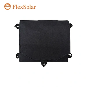 10W fabric dual usb folding solar charger