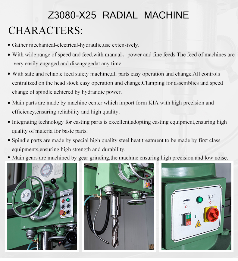 Gather mechanical-electrical-hydraulic functions,use extensively.With wide range of speed and feed,with manual,power and fine feeds.The feed of machines are very easily engaged and disengagedat any time.