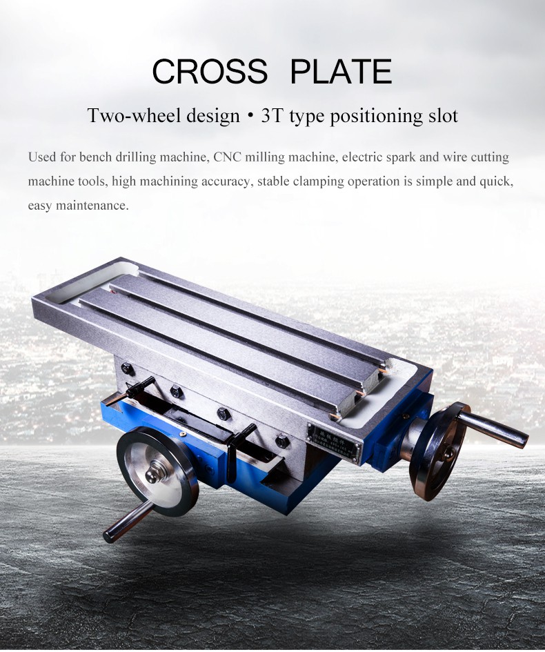 Used for bench drilling machine,CNC milling machine,electric spark and wire cutting machine tools,high machining accuracy,stable claping operation is simple and quick,easy maintenance.