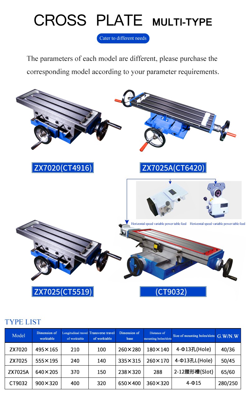 Used for bench drilling machine,CNC milling machine,electric spark and wire cutting machine tools,high machining accuracy,stable claping operation is simple and quick,easy maintenance.
