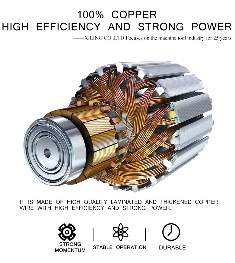 The machine tool adopts gear transmission.Large transmission torque is suitable for drilling,reaming and tapping on various common materials.