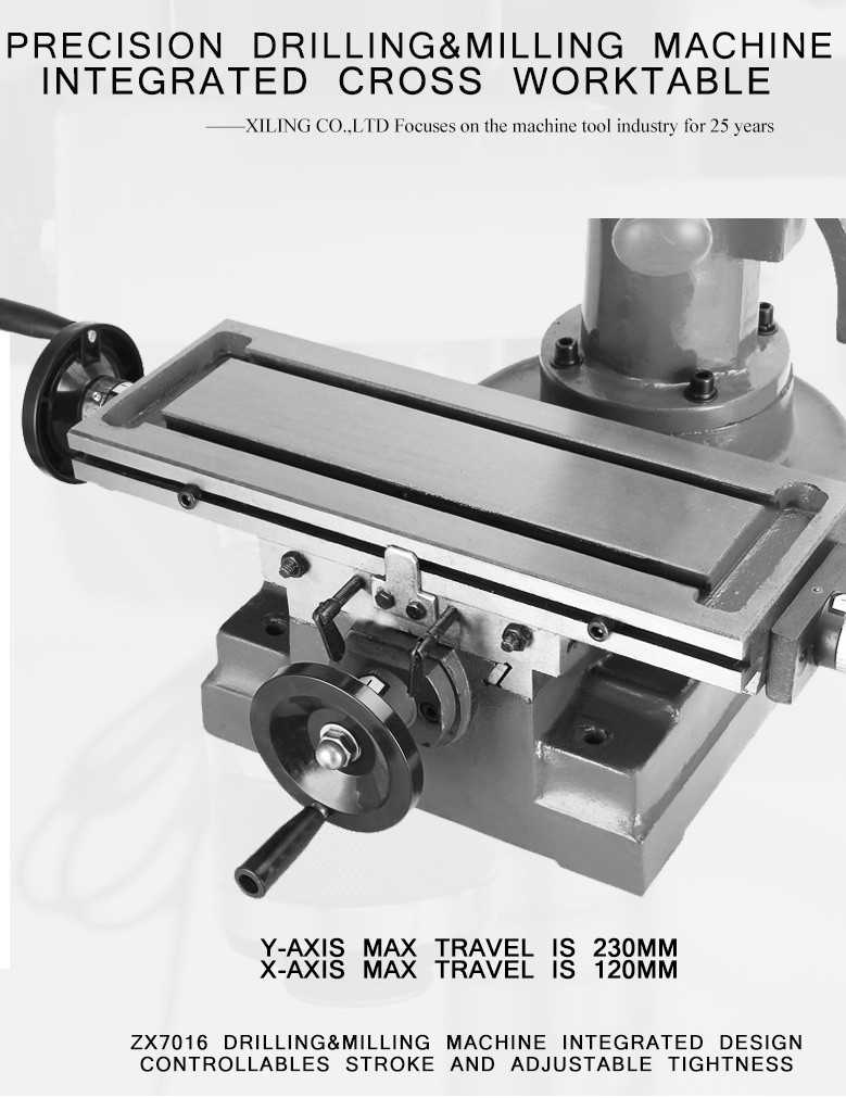 The machine tool adopts gear transmission.Large transmission torque is suitable for drilling,reaming and tapping on various common materials.