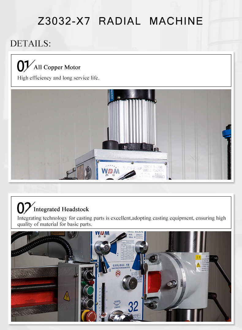 With wide range of speed,ith manual,power feeds.The feed of machines are very easily engaged and disengaged at any time.