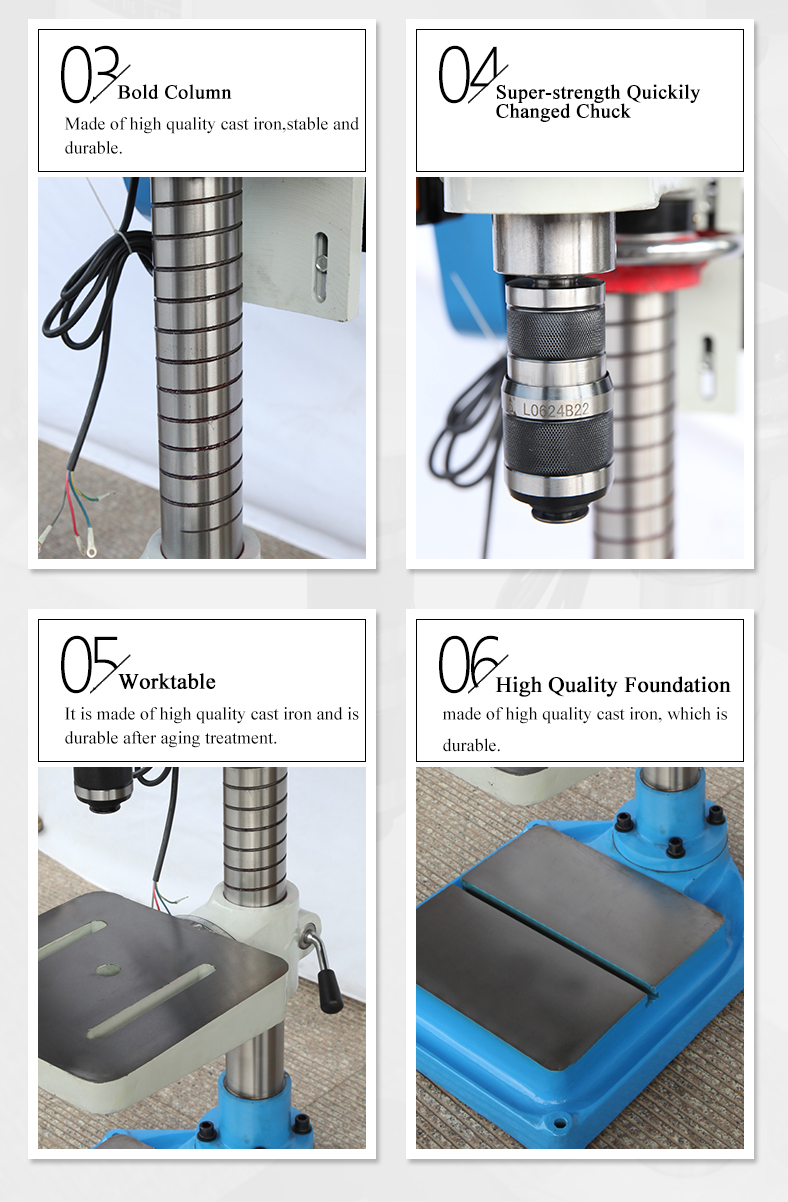 With the mechanical friction clutch device,the main shaft can rotate forward and reverse,greatly improving the service life of the motor.If has overload protection function and can be tapped continuously and frequently.Widely used in machinery manufacturing,instrument hardware tools and other industries.