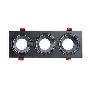 3-head Recessed Light Frame