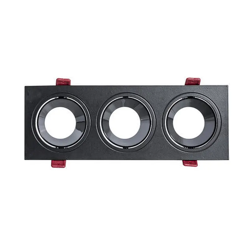 3-head Recessed Light Frame