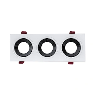3-head Recessed Light Frame