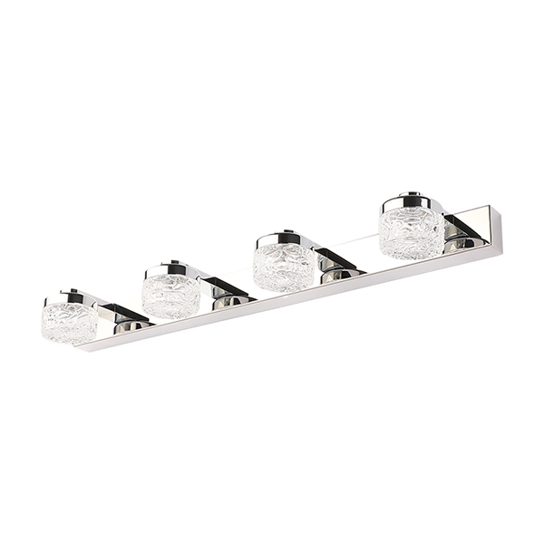 vanity cabinet mirror lamp with glass shade