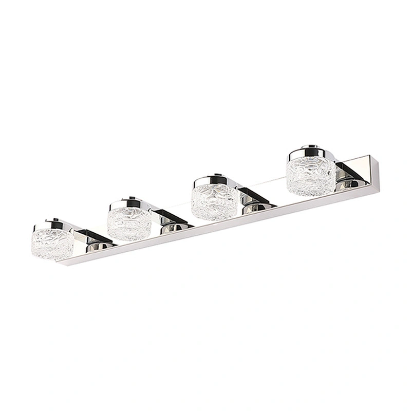 vanity cabinet mirror lamp with glass shade
