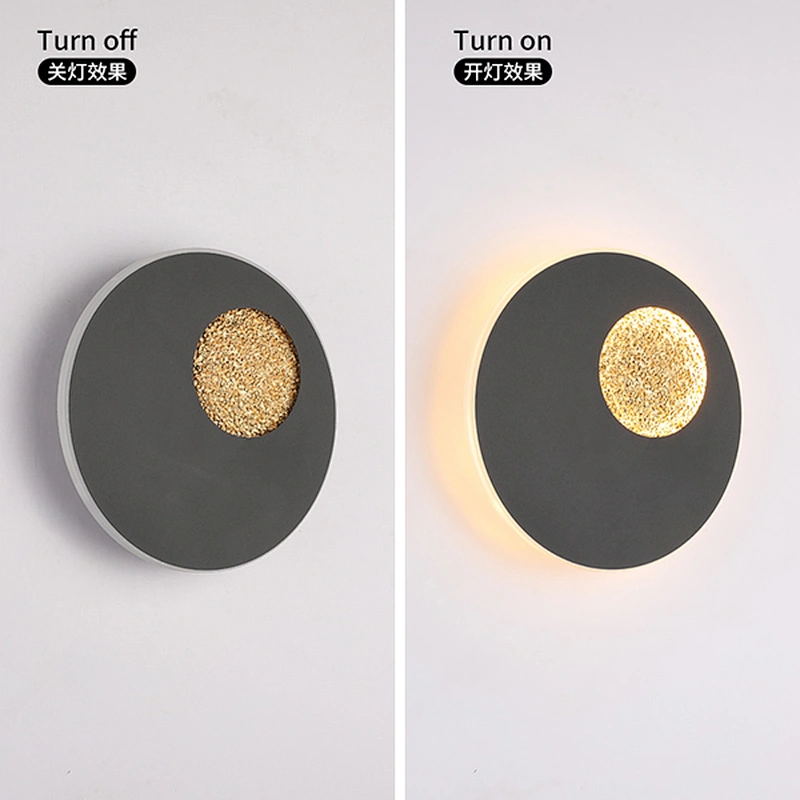 Round LED Wall Sconce Lamp