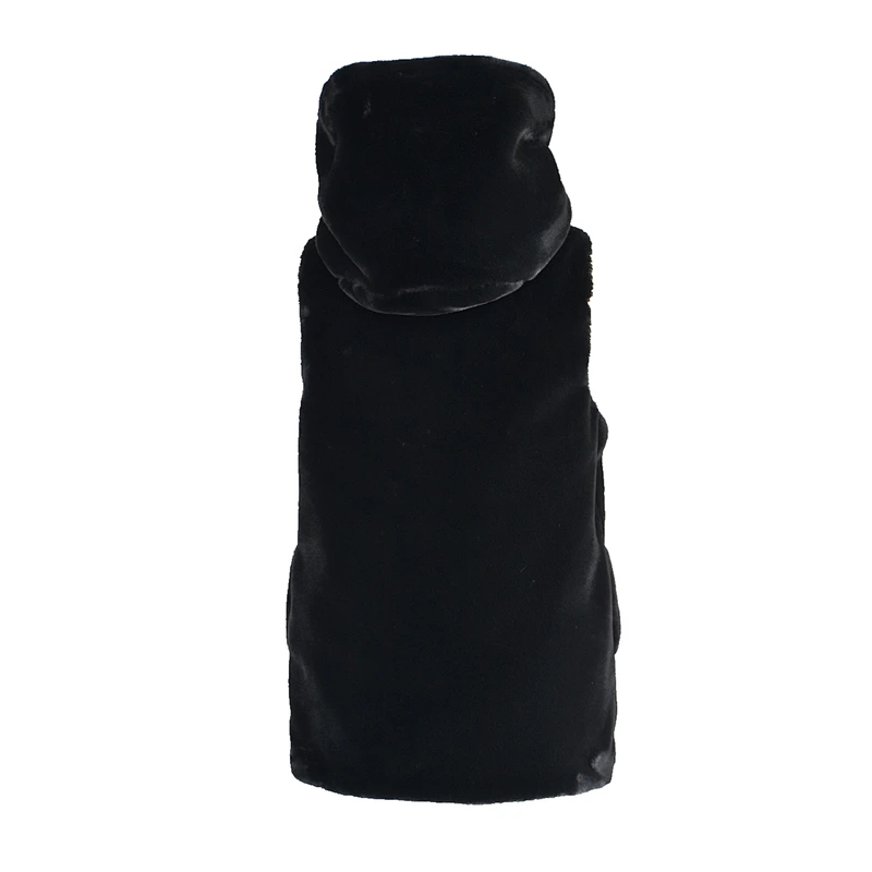 Lady's Faux Fur Jacket-sleeveless