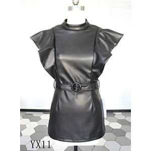 LADIES PU DRESS