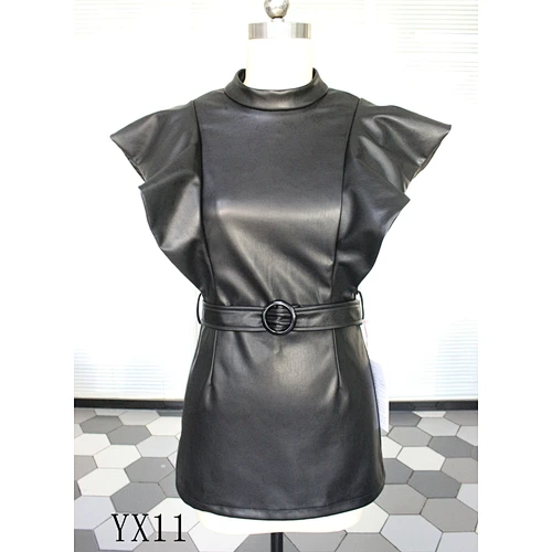 LADIES PU DRESS