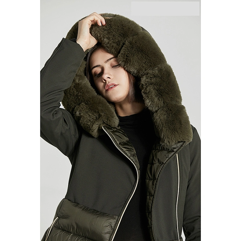 Women's padding jacket - fake down padding