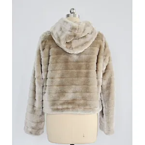 Lady's faux fur jacket