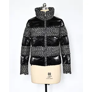 Women's padding jacket - fake down padding