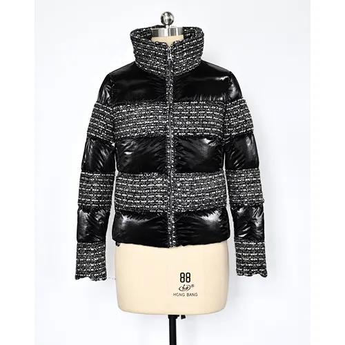 Women's padding jacket - fake down padding