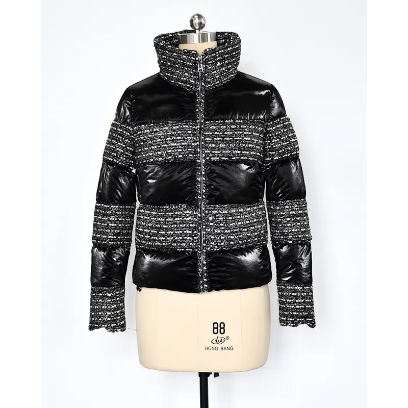 Women's padding jacket - fake down padding