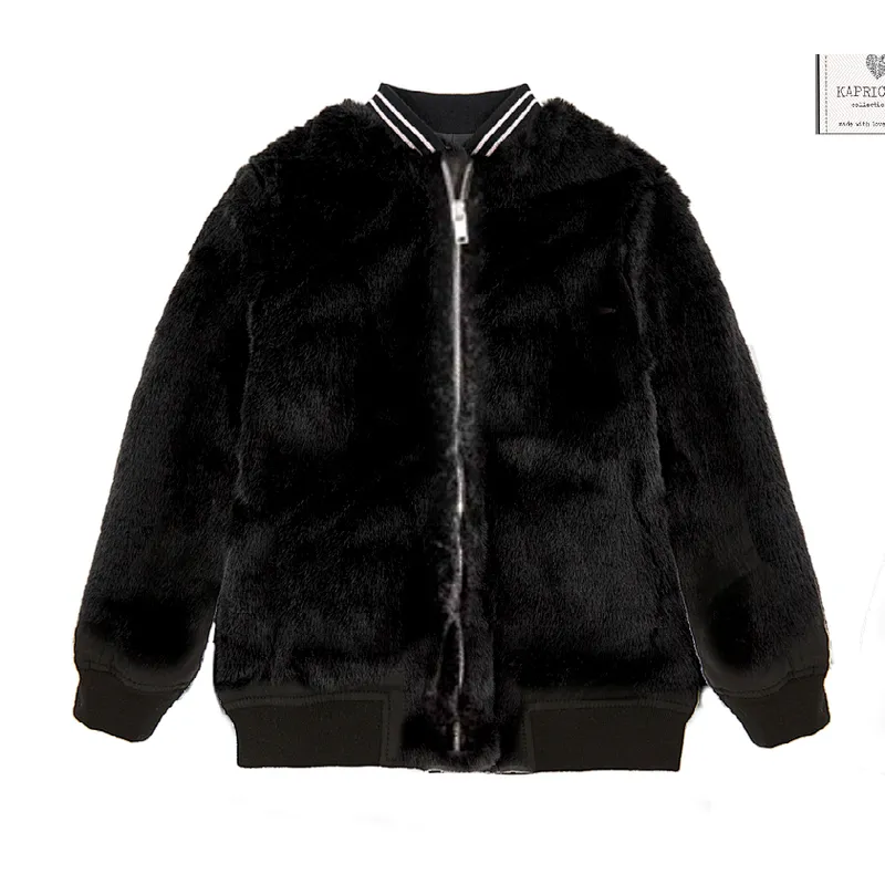 Girl's Faux Fau Jacket