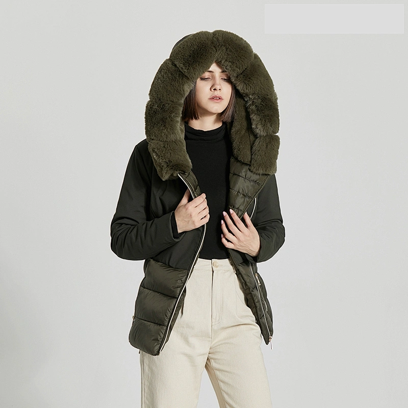 Women's padding jacket - fake down padding