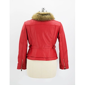 Women's faux leather jacket
