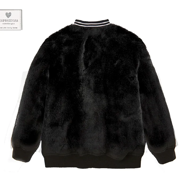 Girl's Faux Fau Jacket