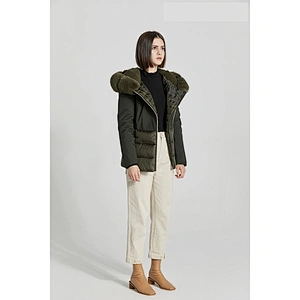 Women's padding jacket - fake down padding
