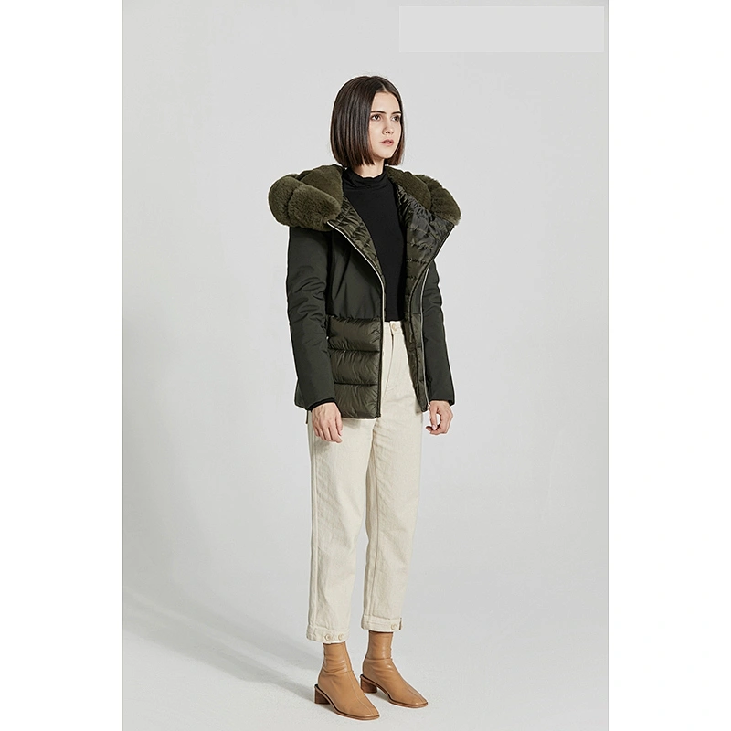 Women's padding jacket - fake down padding