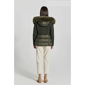 Women's padding jacket - fake down padding