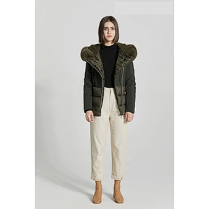 Women's padding jacket - fake down padding