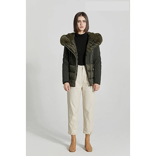 Women's padding jacket - fake down padding