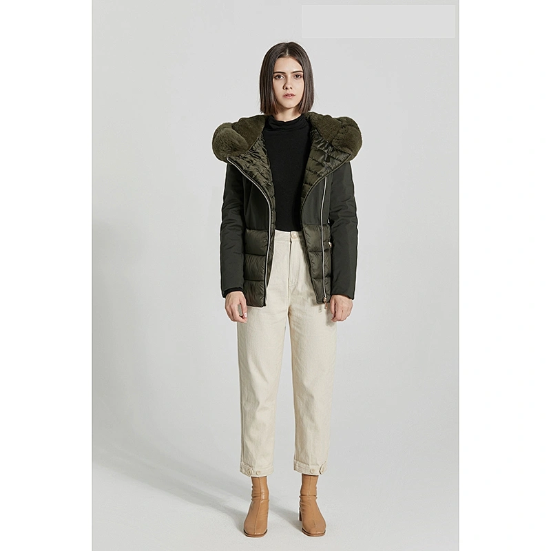 Women's padding jacket - fake down padding