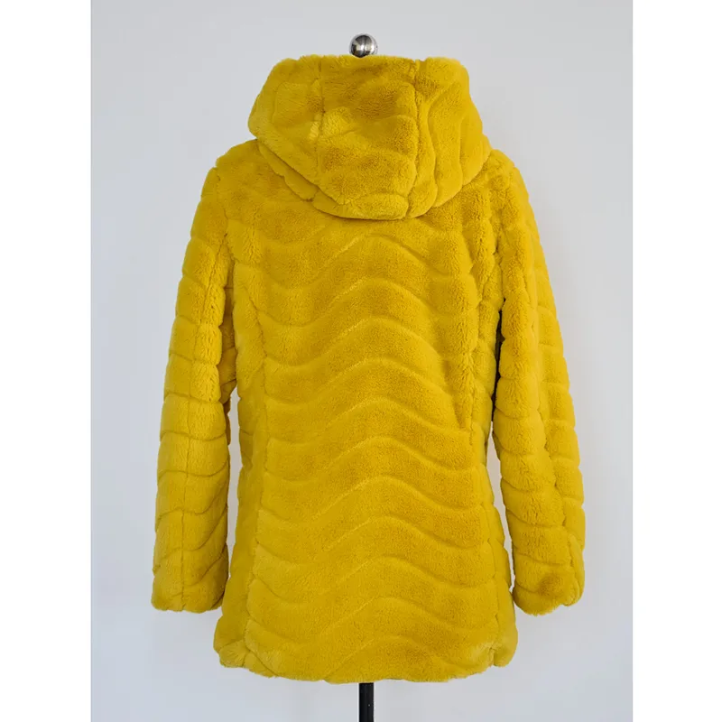 Lady's faux fur jacket