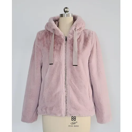 Lady's faux fur jacket