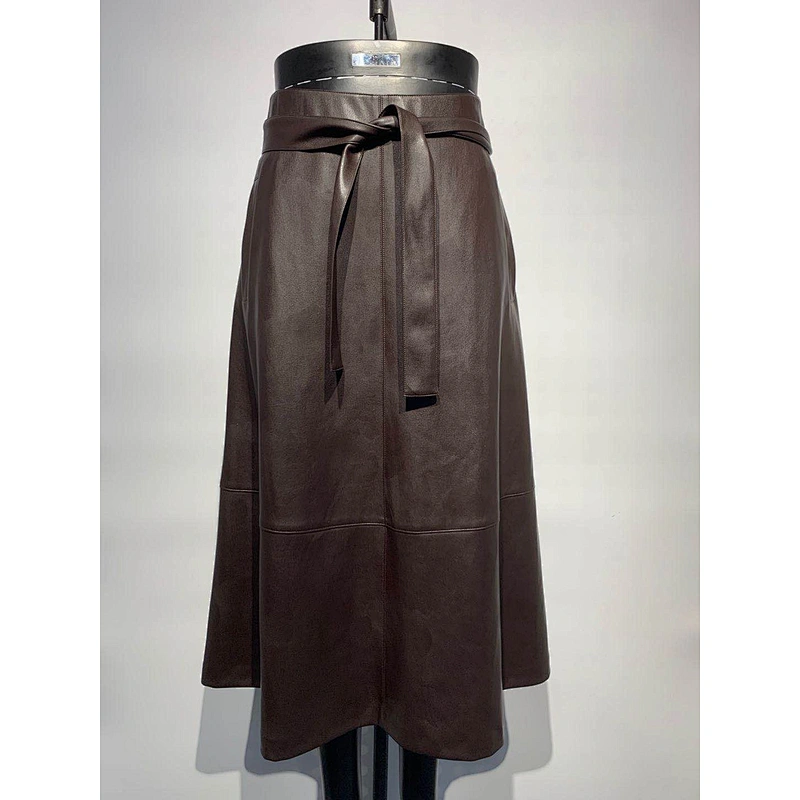 LADIES PU SKIRTS