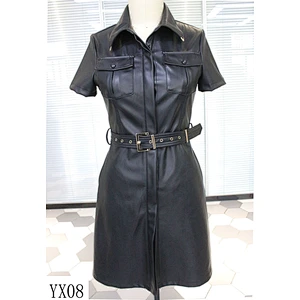 LADIES PU DRESS