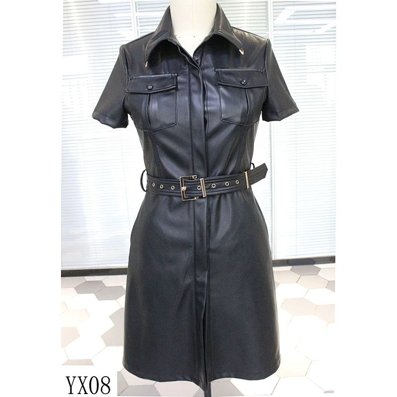 LADIES PU DRESS