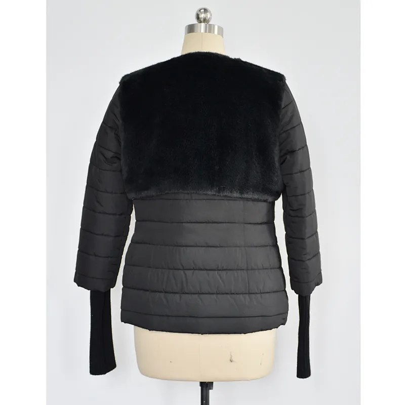 Lady's faux fur jacket