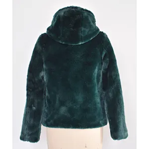 Lady's faux fur jacket