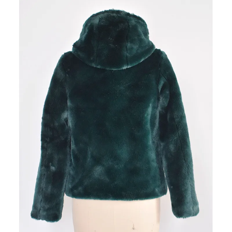 Lady's faux fur jacket