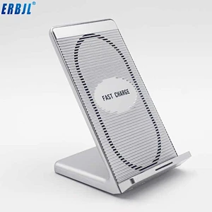 Wholesale Support 9V Fast Charge N800 Vertical with Fan mobile phone holder  Wireless Charger