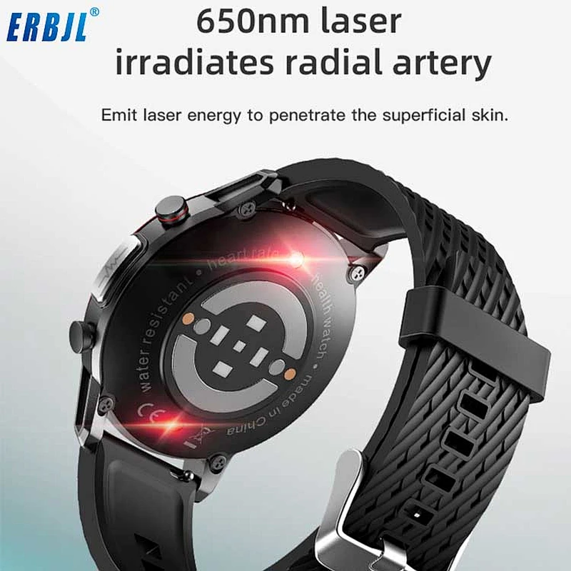 New arrivals F800 Smartwatch with Three High Laser Treatment Lower Blood Lipids Hypotensive Hypoglycemic Smart Watchart bracelet
