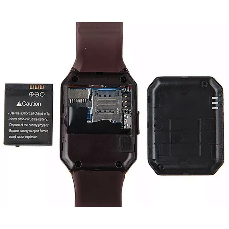 2020 New Products 380 mAh GOLD Support TF Card up To 32GB Smart Watch DZ09