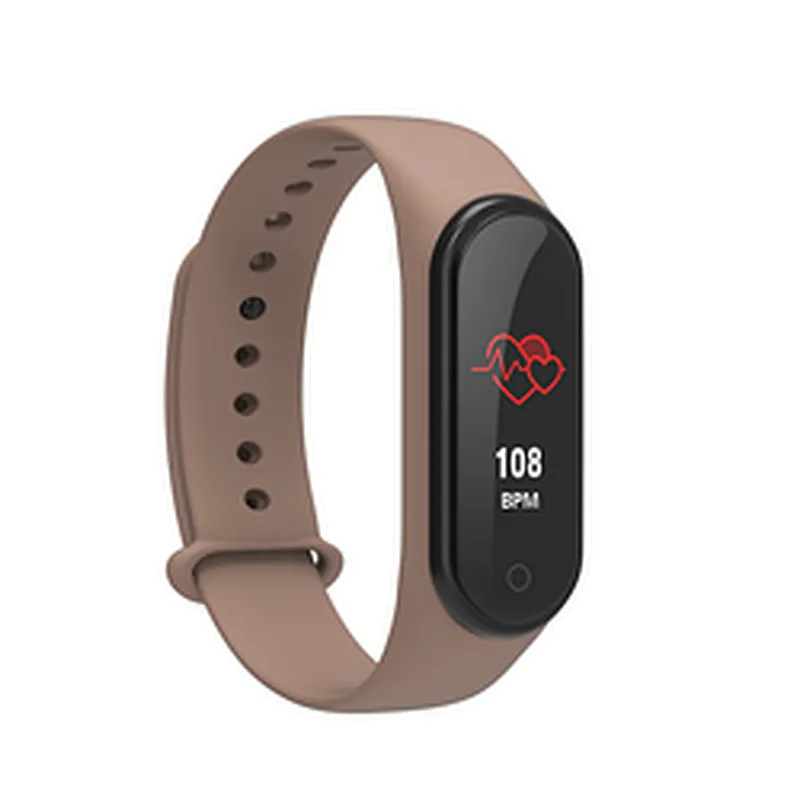 Fashion health wristbandsmart bands m4 with heart rate bracelet sell good smart watch