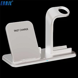 New 10W 3 in 1 Qi Fast Wireless Charger N35 Universal Wireless Charger stand smart phone for apple watch airpods earphone