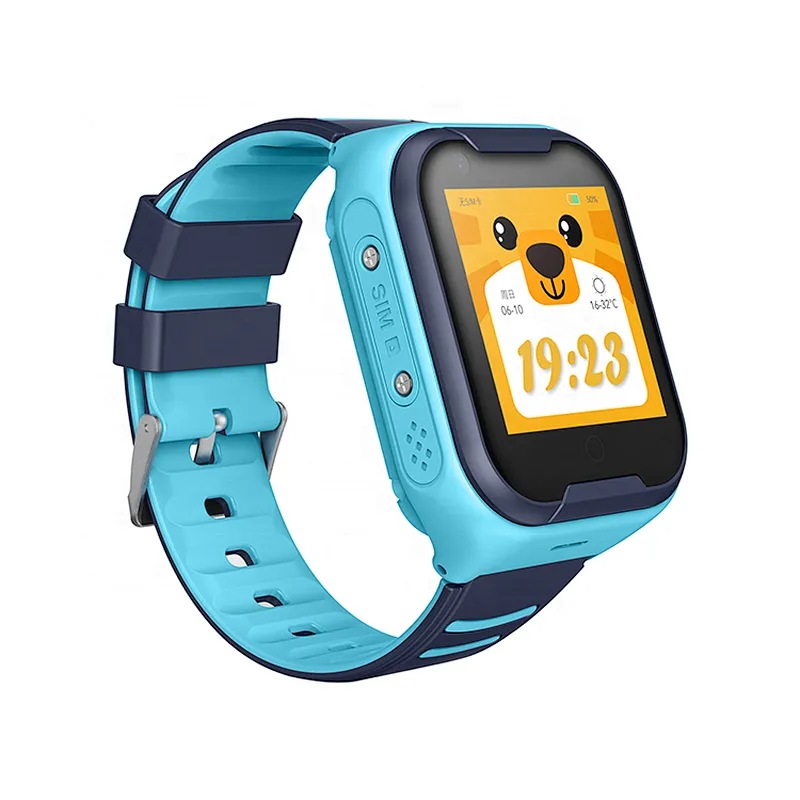 New Products GPS Navigation Touch Screen Blue A36E 4G Kids Smart Watch