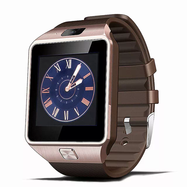 2020 New Products 380 mAh GOLD Support TF Card up To 32GB Smart Watch DZ09