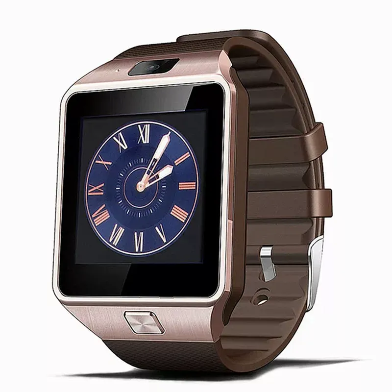 2020 New Products 380 mAh GOLD Support TF Card up To 32GB Smart Watch DZ09